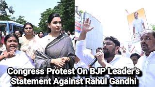 Congress Protest On BJP Leader's Statement Against Rahul Gandhi | Bhubaneswar