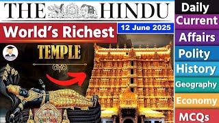 The Hindu Analysis | 12 June 2025 | The Hindu Newspaper Analysis | 12 June Current Affairs Today