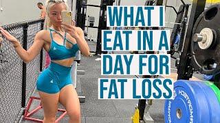 10 weeks out ! Full Day of Eating for FAT LOSS