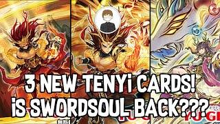 3 NEW TENYI CRADS! IS SWORDSOUL META AGAIN??? Yu-Gi-Oh!