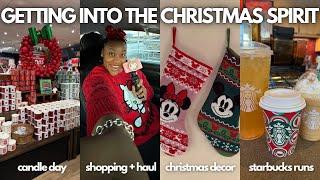 GETTING INTO THE CHRISTMAS SPIRIT (christmas decor, shopping, starbucks runs, + more!) | miss mariah