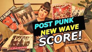 Let's go RECORD HUNTING! New Wave Post Punk Vinyl Record Collection Score Ramones - Talking Heads !