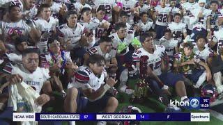 Saint Louis defeats Kahuku in the Open Division State Title Game