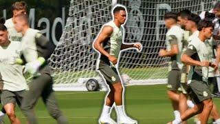 Trent Alexander-Arnold TRAINS with Real Madrid for the FIRST TIME ahead of Al Hilal clash 
