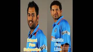 Dhoni vs Sachin#shorts