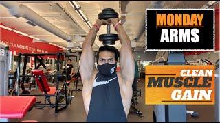 Monday - Arms | CLEAN MUSCLE GAIN program by Guru Mann