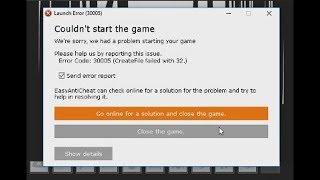 [WORKS IN 2025] FIX EASY ANTI CHEAT ERROR 30005 (CREATEFILE FAILED) *STILL WORKS*