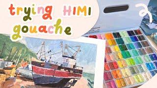 Testing out the HIMI Gouache 112 set | Are they worth it?