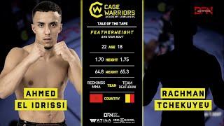 Fight 14: Ahmed El Idrissi vs Rachman Tchekuyev | Cage Warriors Academy Lowlands 1