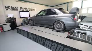 Vtech-Performance Leistungsmessung Subaru Impreza WRX  V-tech Dyno Leistungsprüfstand