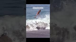 Others on waves VS these guys  #wave#surfing#skull#funny#crazy#entertainment