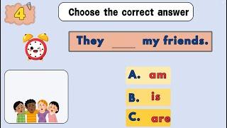 AM - IS - ARE | Test for kids