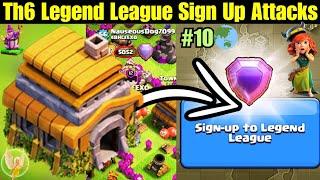 #10Th6 Legend League5052Attacks Using Apprentice Warden/Th6 Best BarchPushing Strategy#th6legend