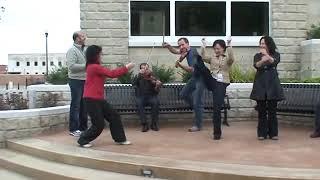 Leahy dancing at Floyd's Bench, Muskegon, MI