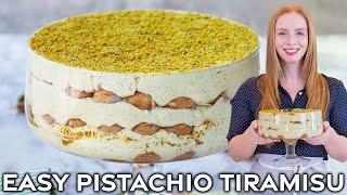 Easy Pistachio Tiramisu Recipe | No-Bake!!