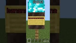 Minecraft Banana  #shorts  #minecraft