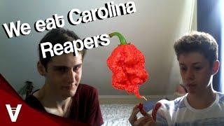 We eat Carolina Reapers