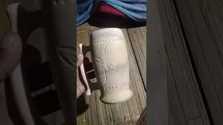 Bamboo beer mug...