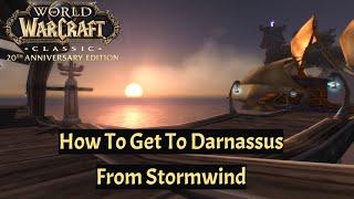 How To Get To Darnassus From Stormwind  | WoW Classic 2K