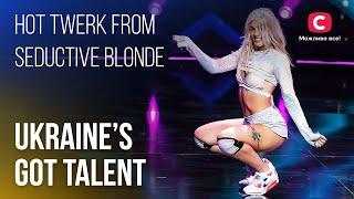 Hot twerk from seductive blonde – Ukraine's Got Talent