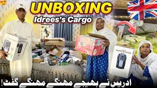 UNBOXING IDREES'S CARGO  Cargo Say Nikly Mehngy Mehngy Gift || Humare Ami Abu