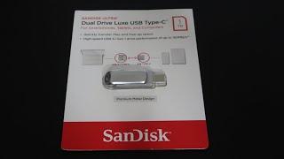 SanDisk 1TB Ultra Dual Drive Luxe USB Type-C Box Opening