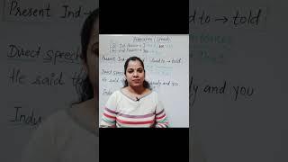 Direct Indirect Speech | Narration | Reported Speech by Neha Garg @LAURELSEducationalshorts