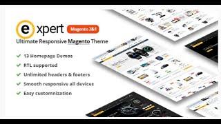 Expert theme - Premium Responsive Magento 2 Theme | RTL supported. #Magento2Theme