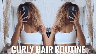 My Curly Hair Routine | How I Plop My Hair | My Hair Color Journey | Libby Christensen