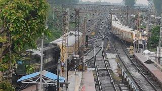 Asansol platform train arrival and departura