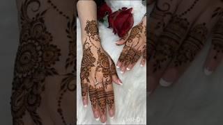 Back hand mehandi design️️#henna#mehndi#mehndidesign#new#2024#eidhenna#shorts#fashion