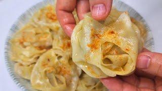 UZBEK MANTA RAYS ️! VERY JUICY! The perfect dough for MANTELS Dumplings Khinkali