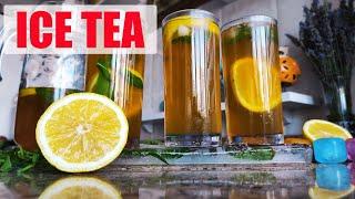 Домашний холодный чай İce Tea рецепт / Муж турок готовит Айс Ти вкуснее, чем Липтон , чай Nestea