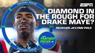 Could Ja’Lynn Polk be a diamond in the rough for Drake Maye? | Fantasy Focus