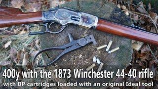 1873 Winchester 44-40 rifle shooting at 400y - Recreating the Lonesome Dove shot