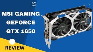 MSI Gaming GeForce GTX 1650 128-Bit HDMI/DP/DVI 4GB GDRR6 HDCP: Elevate Your Gaming Graphics