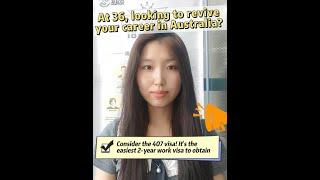  407 Training Visa Overview: Allows you to work in Australia for up to 2 years.