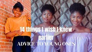 14 things I wish I knew earlier | Advice to Young Adults