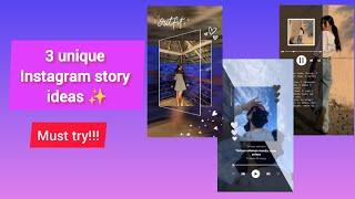 3 unique Instagram story idea | @Yurstype | #youtube #instagram #ideas #instastory #aesthetic