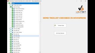 [DEVEXPRESS] How to use TreeList Checkbox C# | laptrinhvb.net