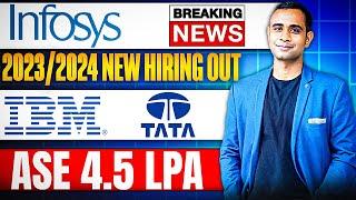 Infosys Hiring - Breaking News 2023/24 | IBM & TATA Hiring | Batch 2025-2028