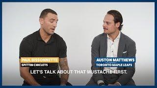 Fun with Biz: Auston Matthews on his mustache, fashion sense