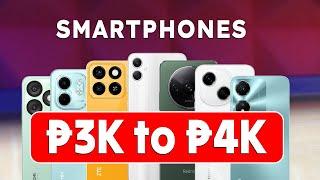 Smartphones from Php 3K to under 4K price in Philippines