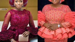 NEW ASOEBI DRESS COLLECTIONS FOR 2024/ BEAUTIFUL LACE SPECIAL OCCASION DRESS STYLES