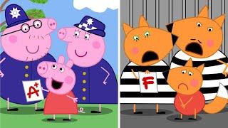 Family Police and Family Thief!!! | Peppa Pig Funny Animation