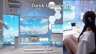 Desk update로망을 가득담은 게임룸 꾸미기 | 게이밍 노트북 언박싱, 노트북 데스크 테리어, 화이트 데스크셋업 | ASUS ROG Zephyrus G16(GU605)