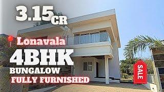 4BHK Bungalow for Sale at Lonavala | Fully Furnished | Generate Good Rental Income