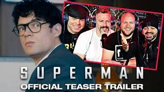 Superman - Official Teaser Trailer Reaction | David Corenswet, Rachel Brosnahan, Nicholas Hoult