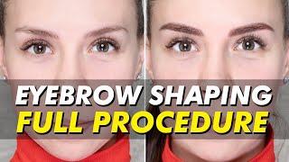 Eyebrow Shaping & enhancement by Nadia Afanaseva | Eye Design New York TEMPORARY brow solution