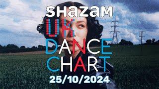  SHAZAM UK DANCE CHART (25/10/2024) | TOP-20 & NEW-ENTRIES OVERVIEW